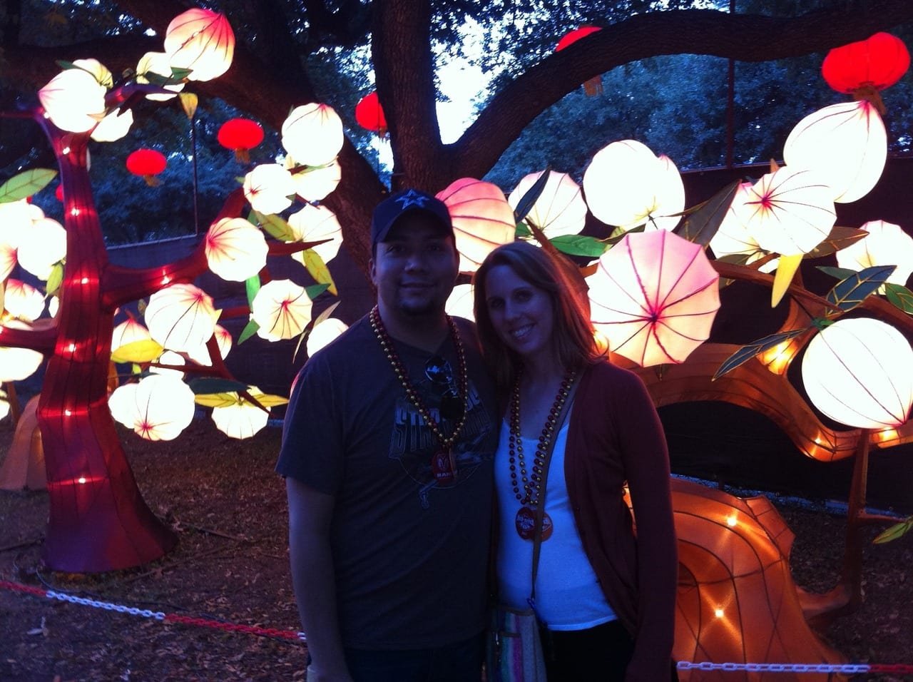 Chinese Lantern Exhibit at the Texas Fair.