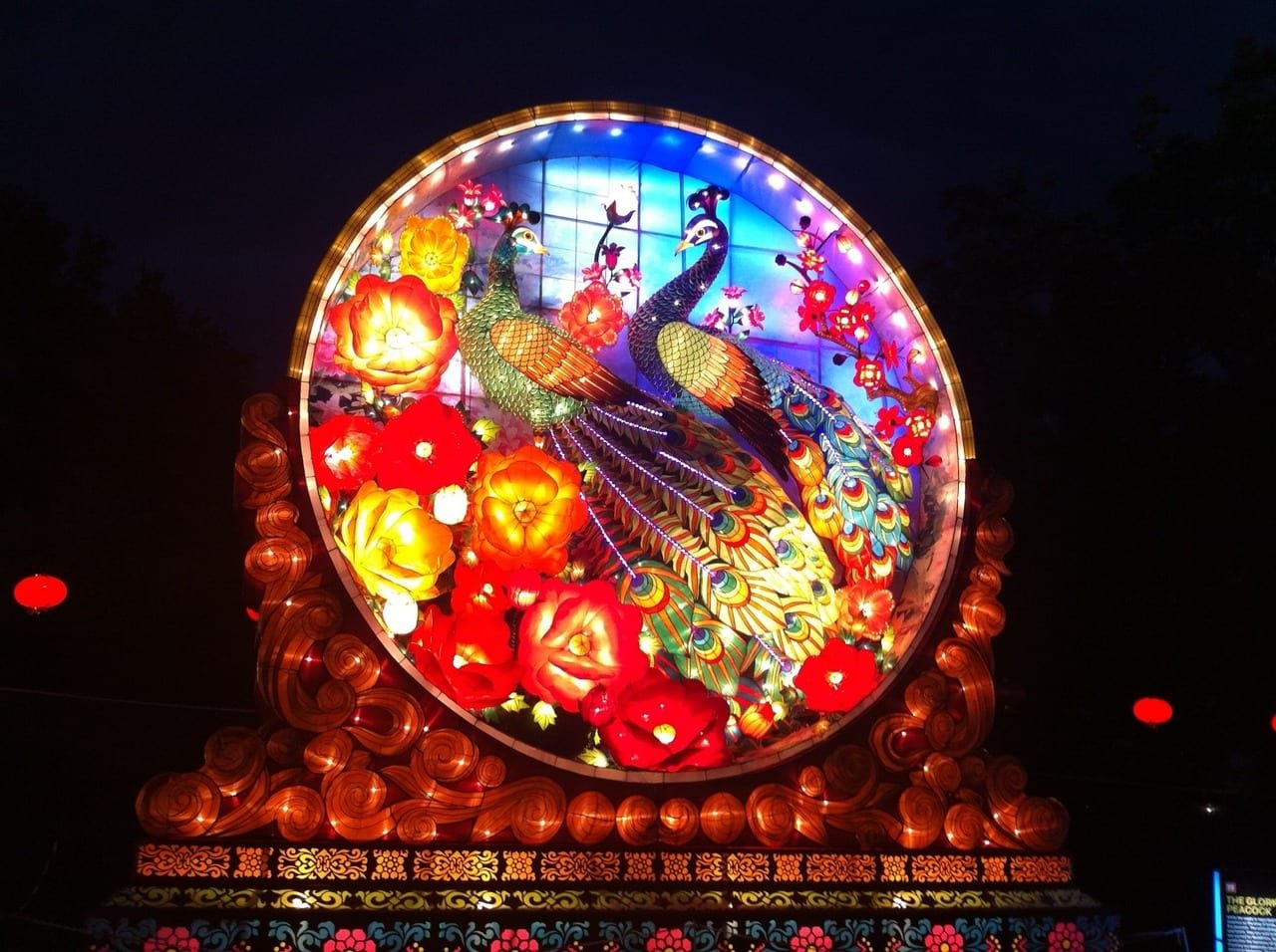 Chinese Lantern Exhibit at the Texas Fair.